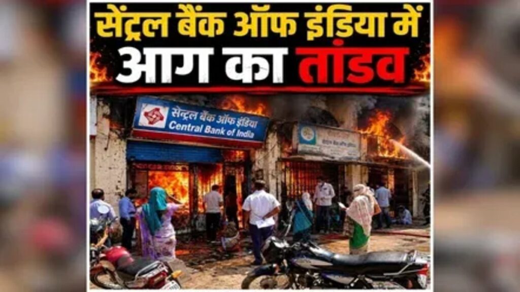 CG Fire Incident : सेंट्रल बैंक के जोनल ऑफिस में भीषण आग, कर्मचारियों में मची अफरा-तफरी
