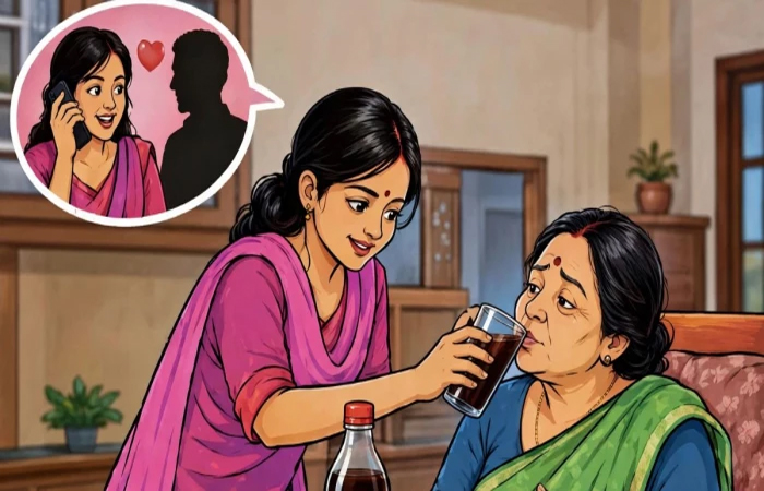 प्रेमी से बात करते पकड़ी गई बहू… सास को जहरीली कोल्डड्रिंक पिलाकर भागी प्रेमी से बात करते पकड़ी गई बहू... सास को जहरीली कोल्ड ड्रिंक पिलाकर भागी
