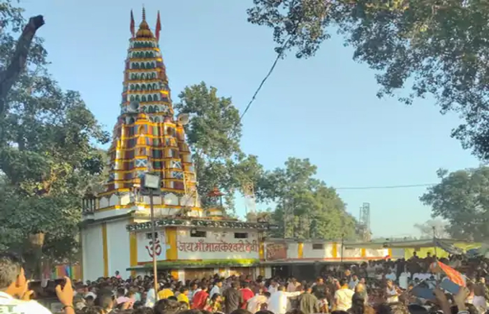 60 बकरों की बलि, बैगा ने पिया खून: मानकेश्वरी मंदिर में 500 साल पुरानी परंपरा, मन्नत पूरी होने पर बकरा चढ़ाते हैं श्रद्धालु 60 बकरों की बलि, बैगा ने पिया खून: मानकेश्वरी मंदिर में 500 साल पुरानी परंपरा, मन्नत पूरी होने पर बकरा चढ़ाते हैं श्रद्धालु