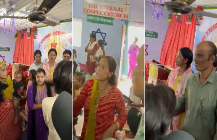 कोरबा में मतांतरण पर हंगामा, प्रार्थना सभा में मिले 15 हिंदू परिवार मौजूद, बजरंग दल ने किया विरोध कोरबा में मतांतरण पर हंगामा, प्रार्थना सभा में मिले 15 हिंदू परिवार मौजूद, बजरंग दल ने किया विरोध